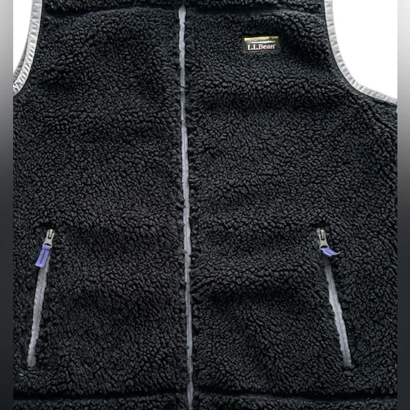 L.L. Bean Men’s Mountain Pile Fleece Vest Size M-Tall - Picture 4 of 12